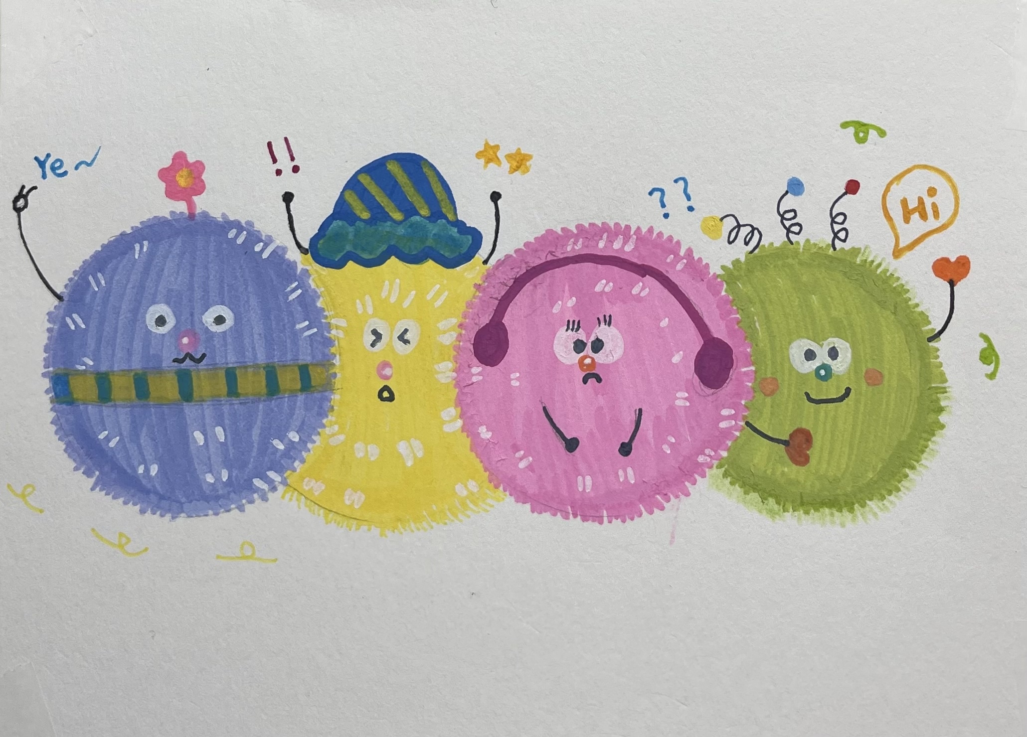 Fluffy Friends Chatting