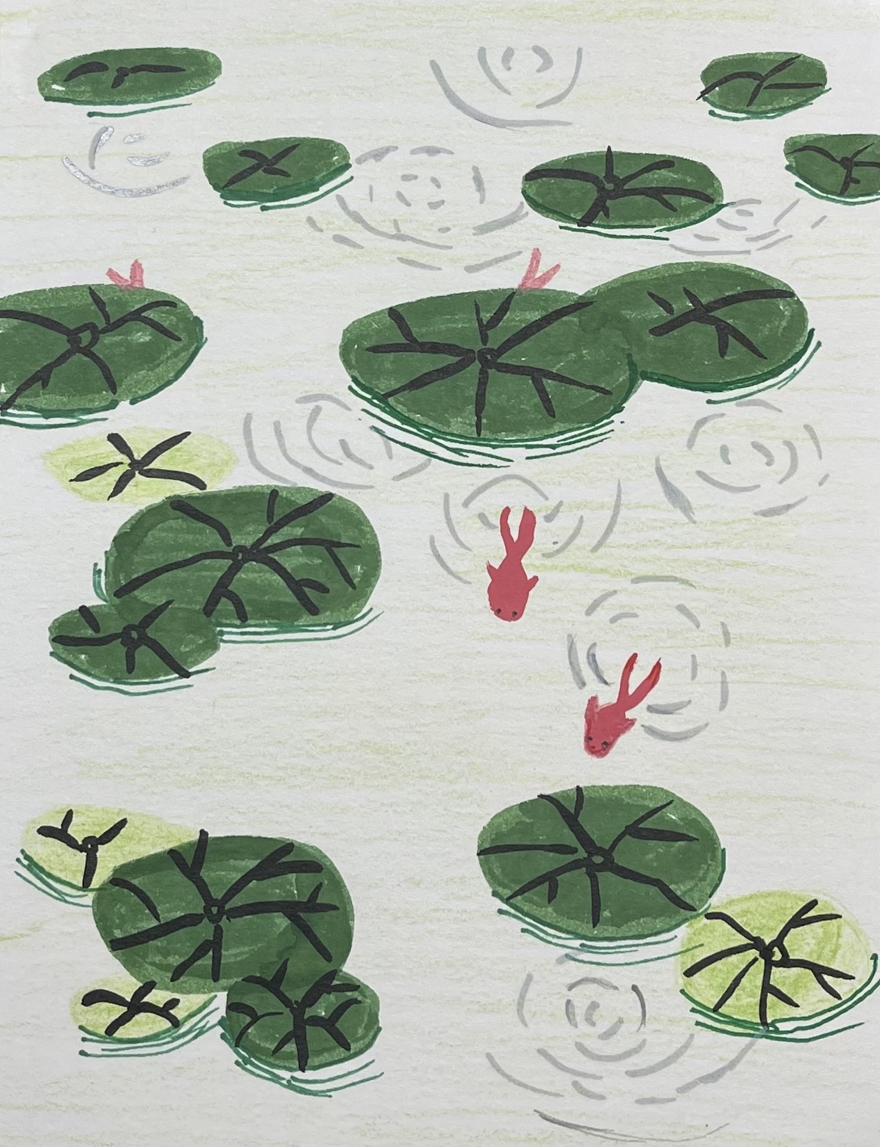 Goldfish Among the Lilies