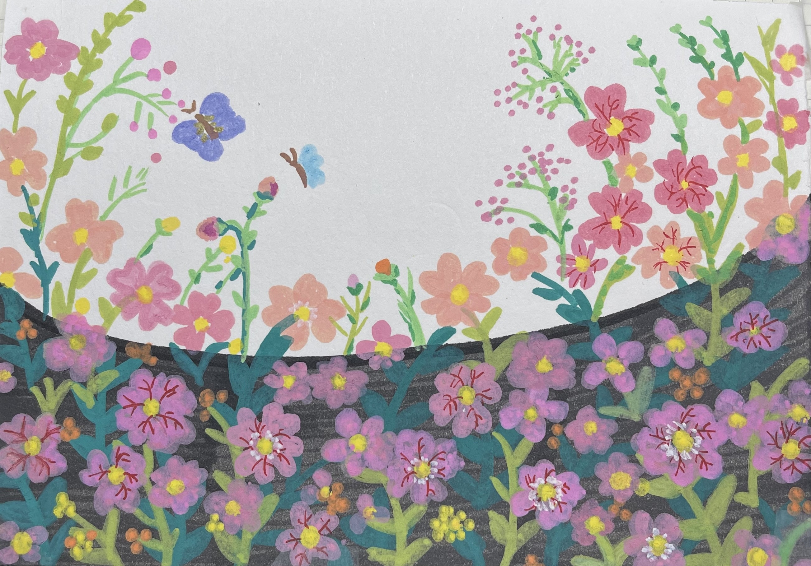 Garden in Full Bloom