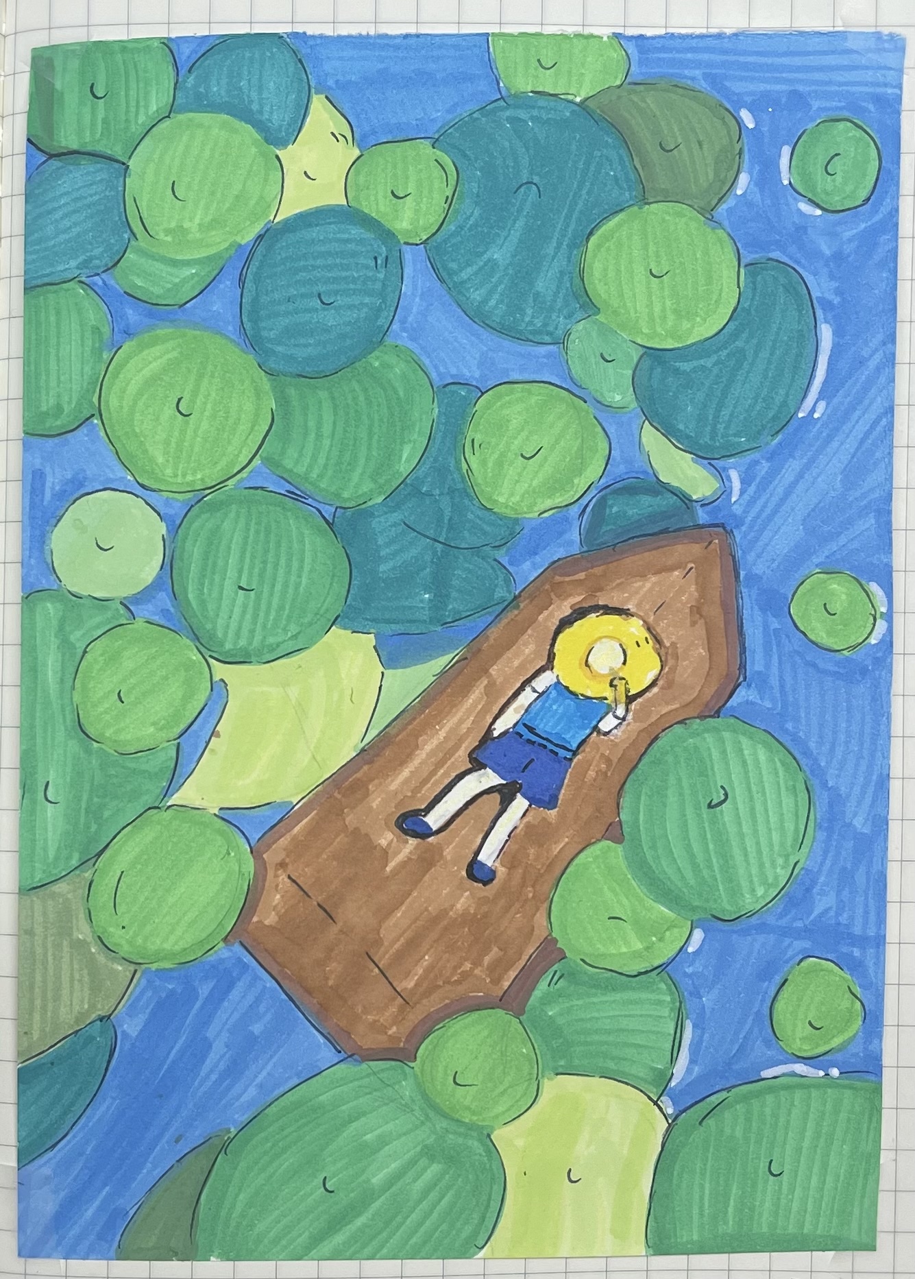 Drifting Through the Lotus Leaves