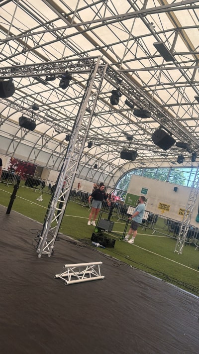 Llandudno, Truss going up