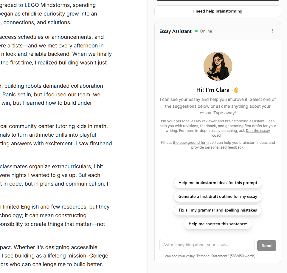 Document chatbot preview