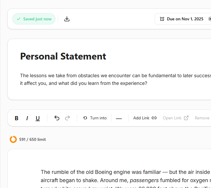 Rich text editor preview