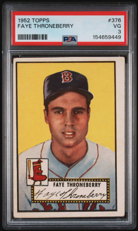 1952 Topps #376 Faye Throneberry
