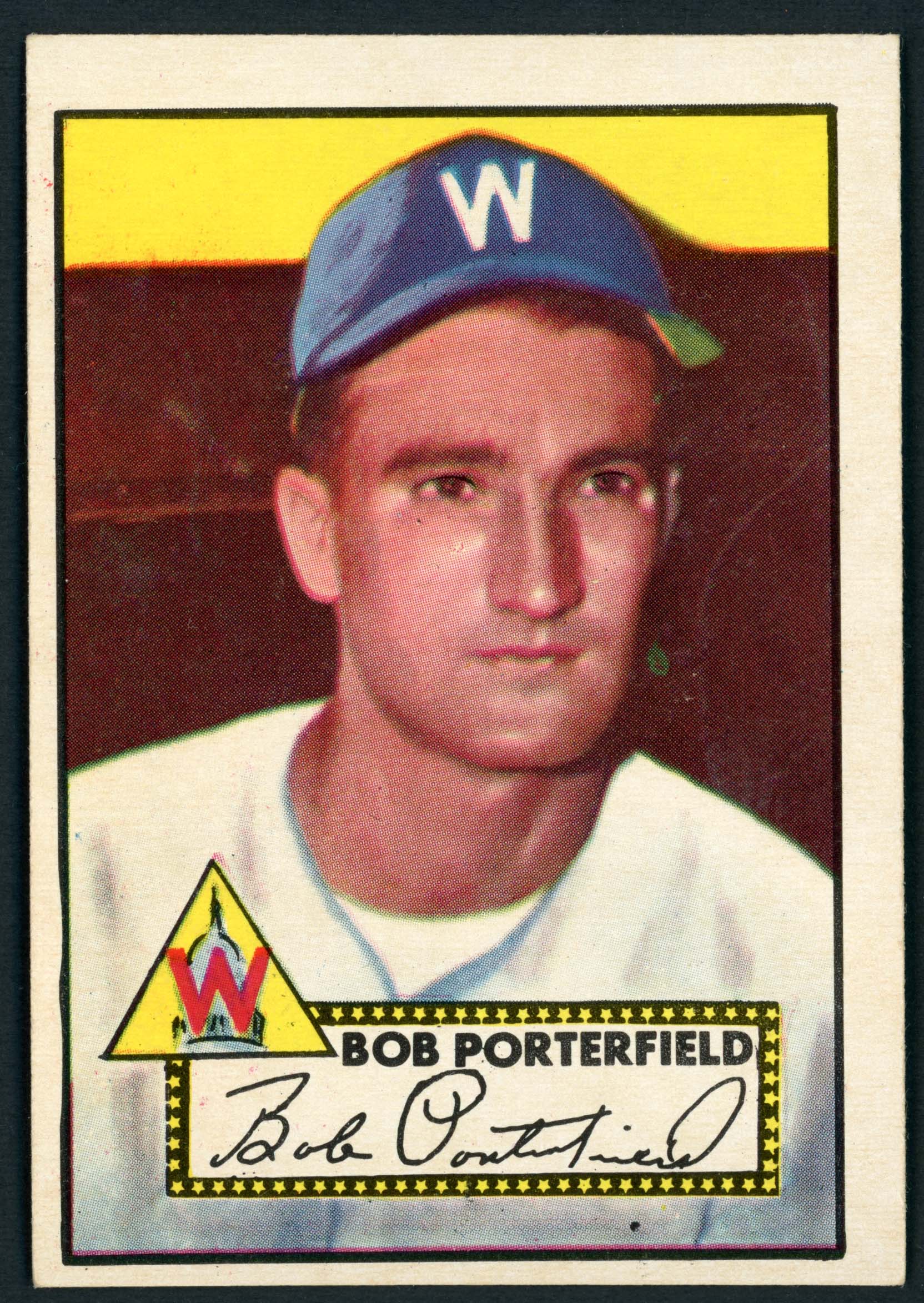 1952 Topps #301 Bob Porterfield