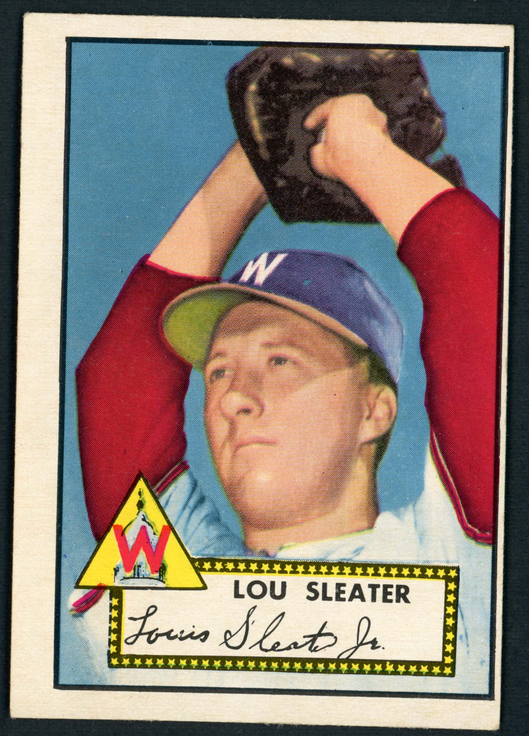1952 Topps #306 Lou Sleater (Copy 2)