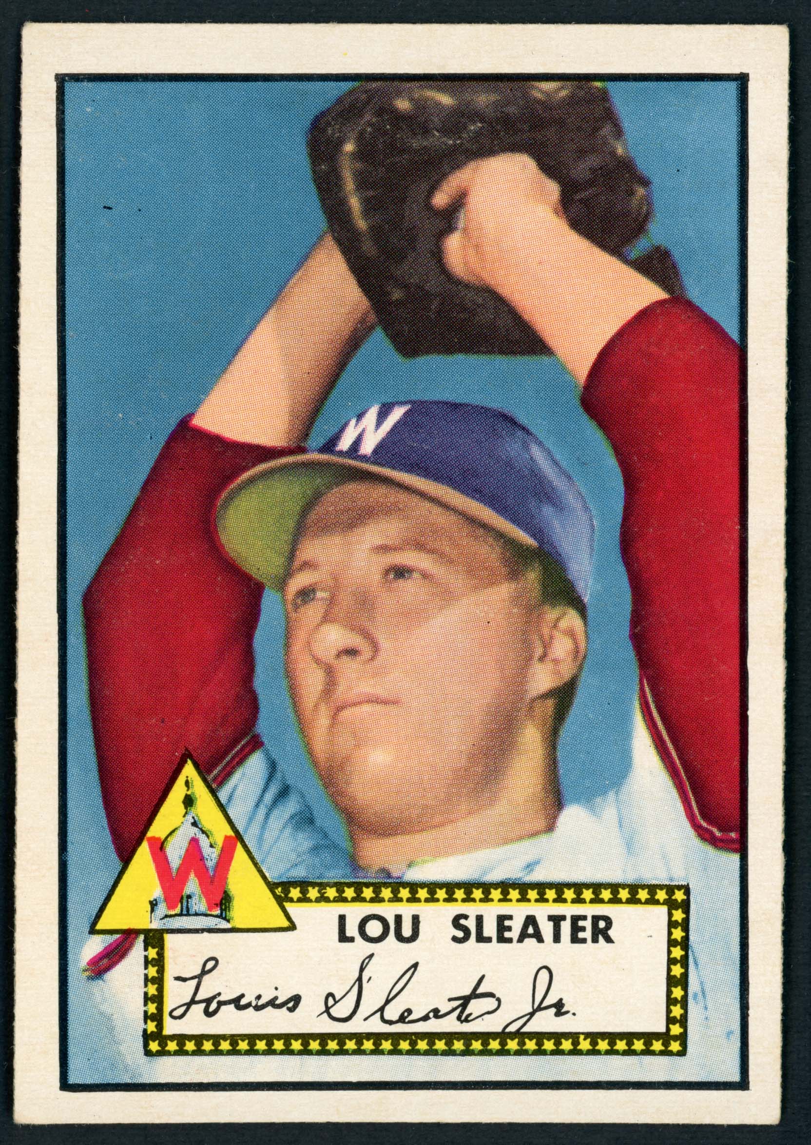 1952 Topps #306 Lou Sleater