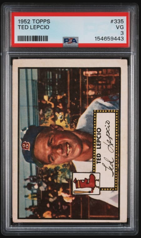 1952 Topps #335 Ted Lepcio