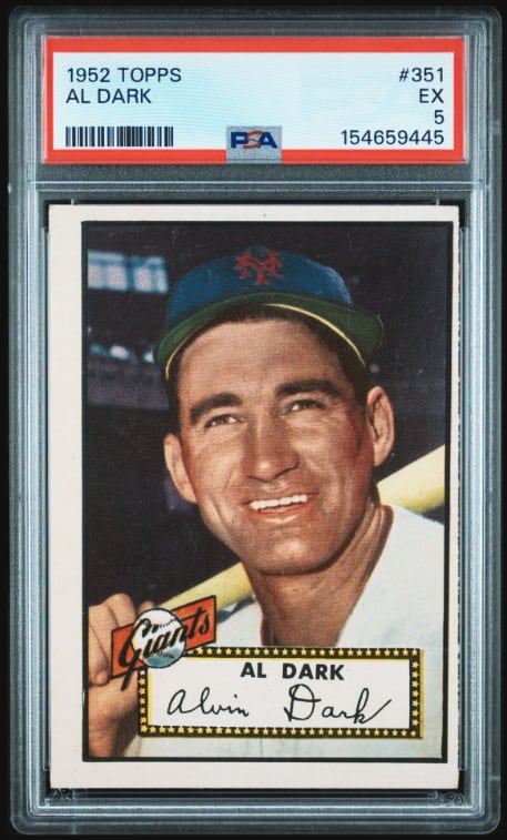 1952 Topps #351 Al Dark