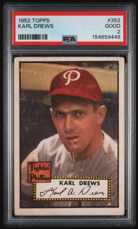 1952 Topps #352 Karl Drews