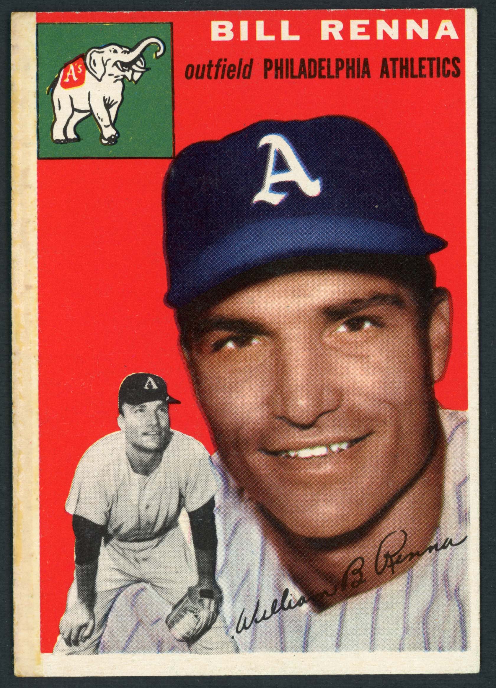 1954 Topps #112 Bill Renna