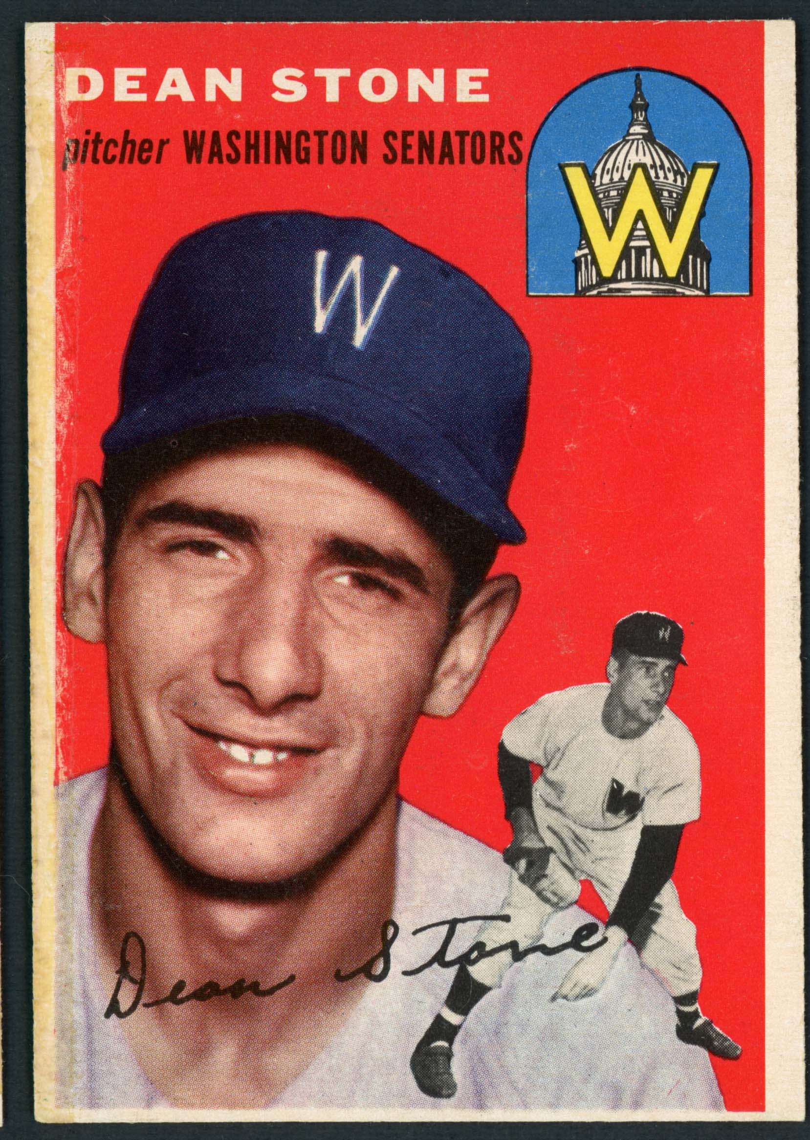 1954 Topps #114 Dean Stone