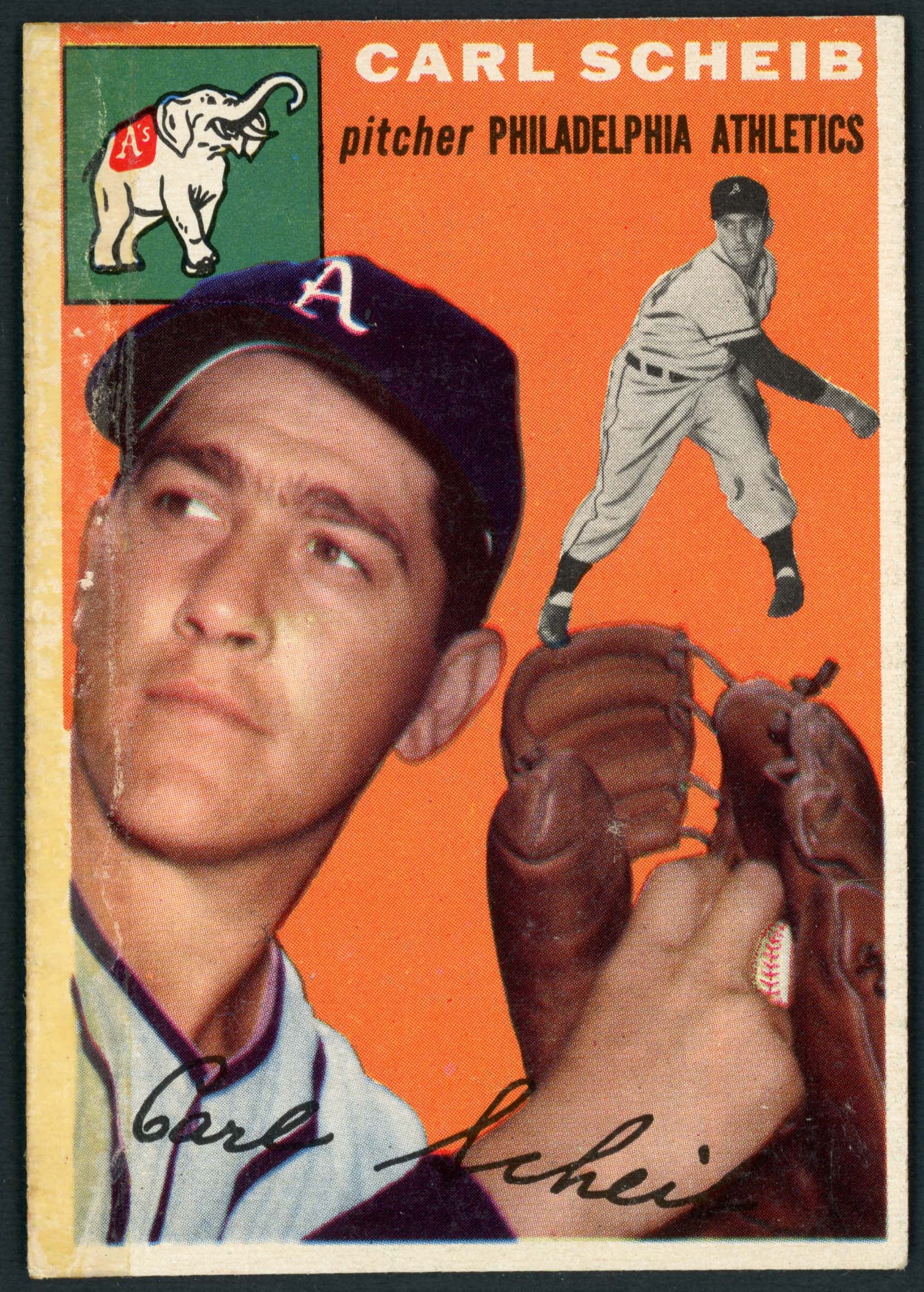 1954 Topps #118 Carl Scheib
