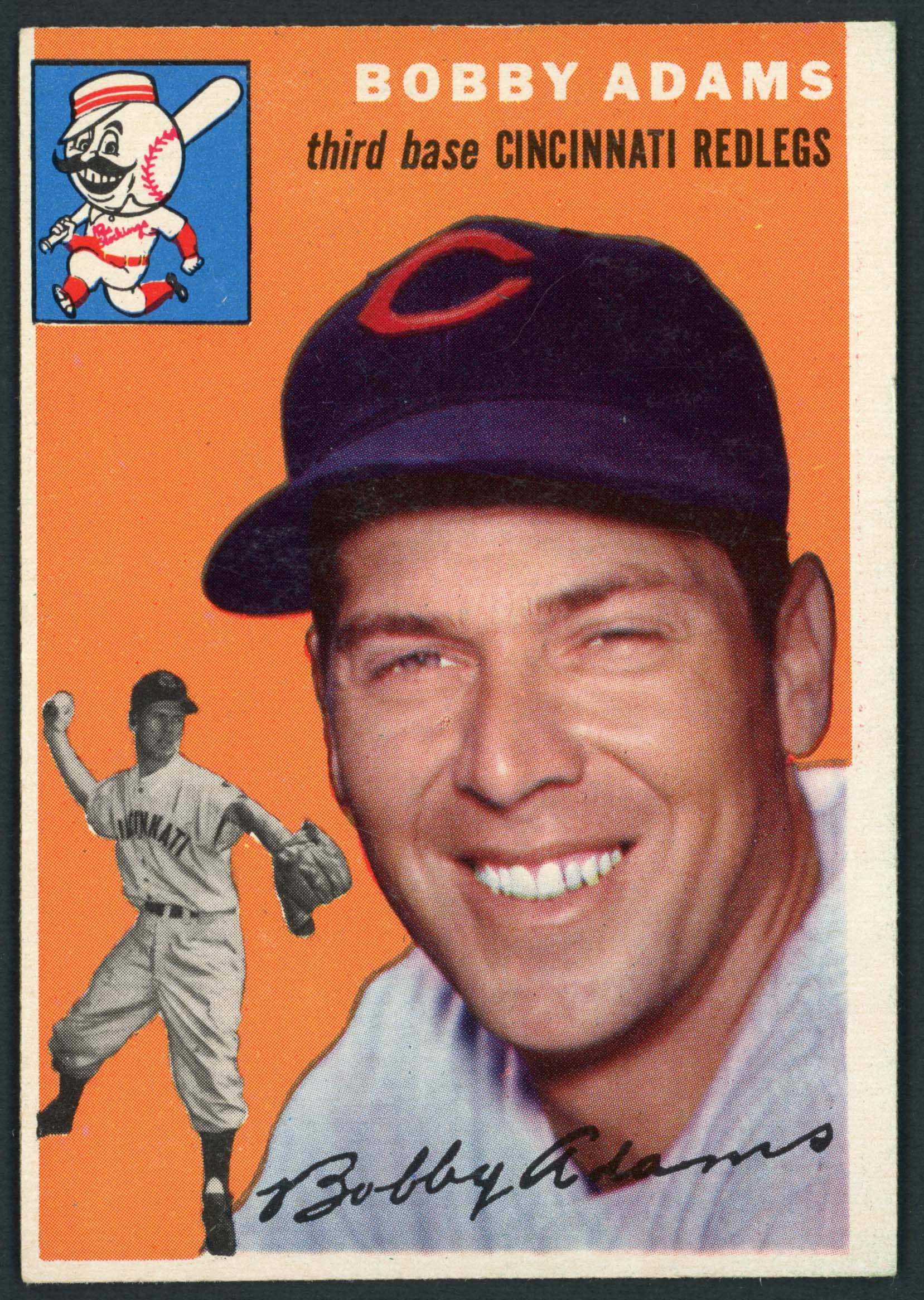1954 Topps #123 Bobby Adams