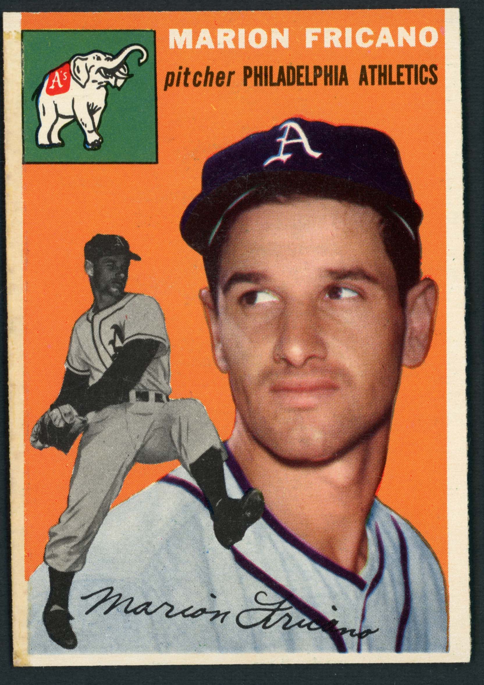 1954 Topps #124 Marion Fricano