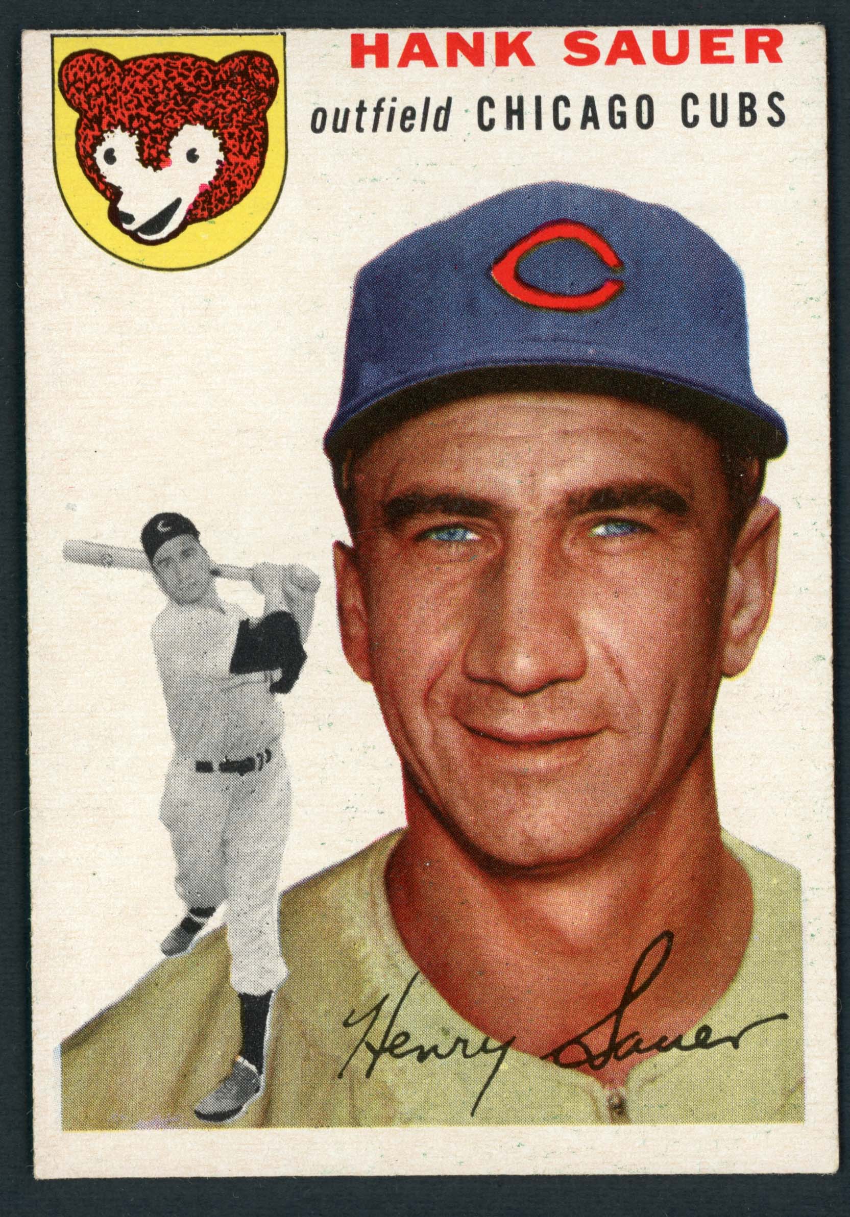 1954 Topps #4 Hank Sauer