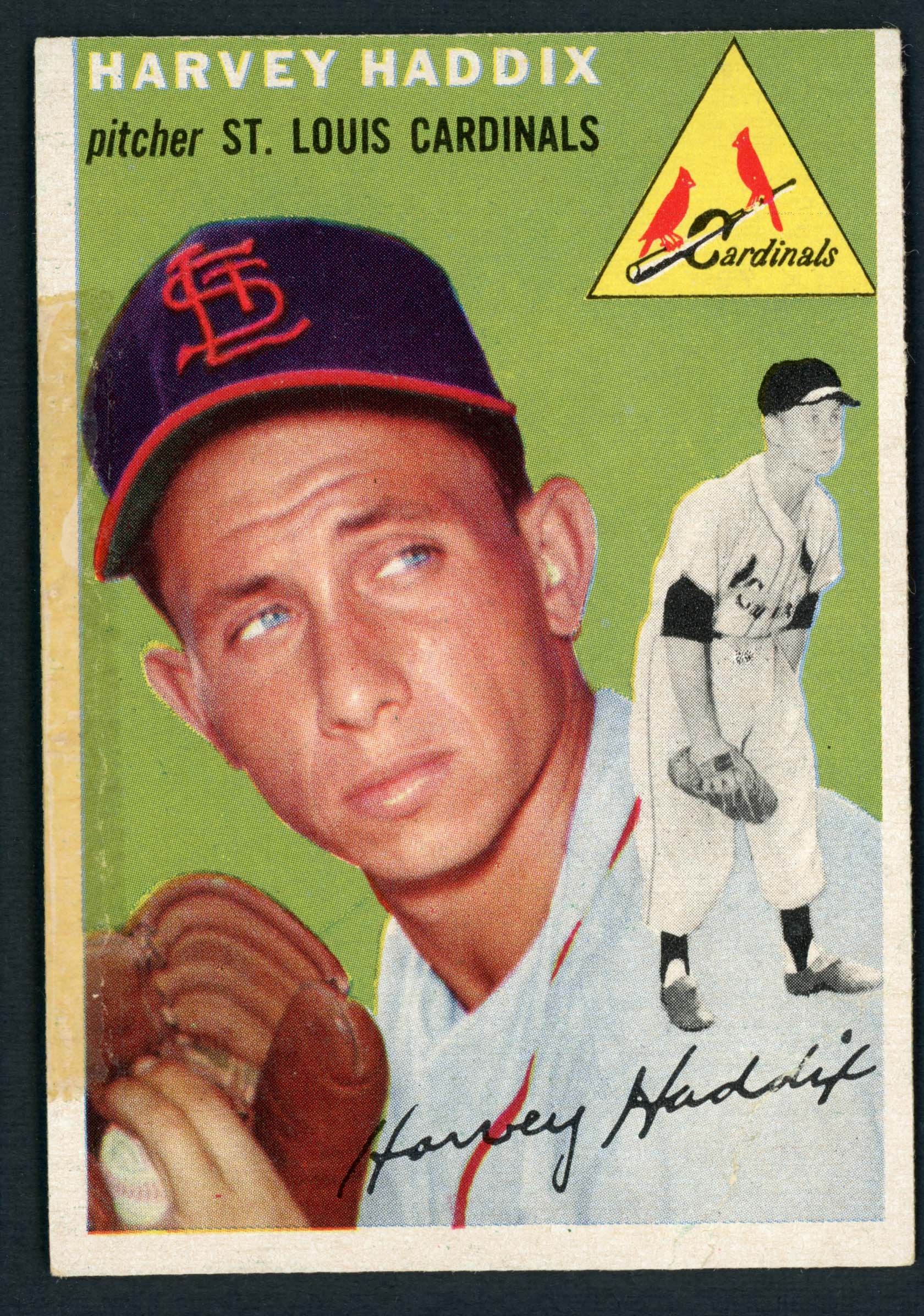 1954 Topps #9 Harvey Haddix