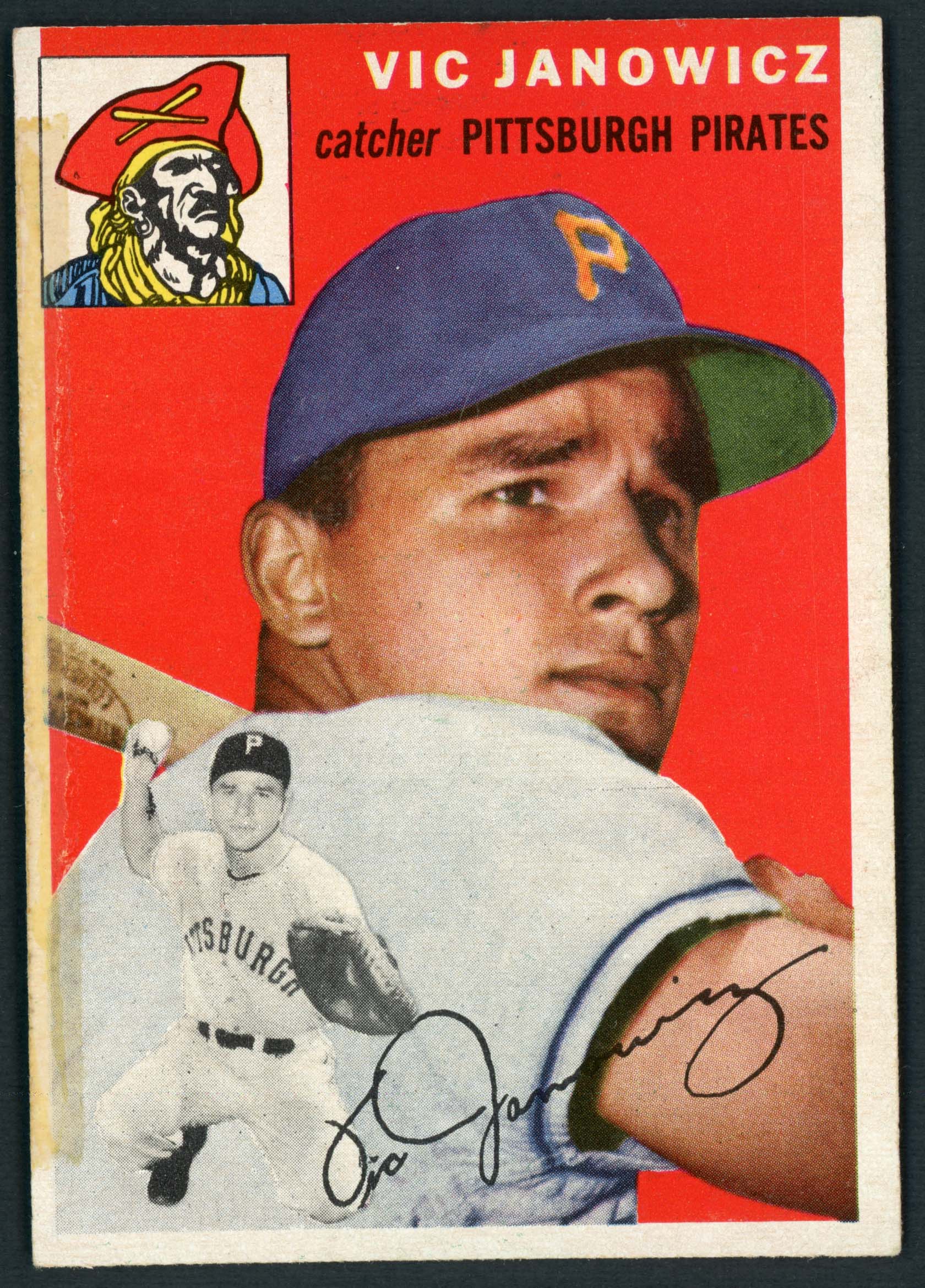 1954 Topps #16 Vic Janowicz