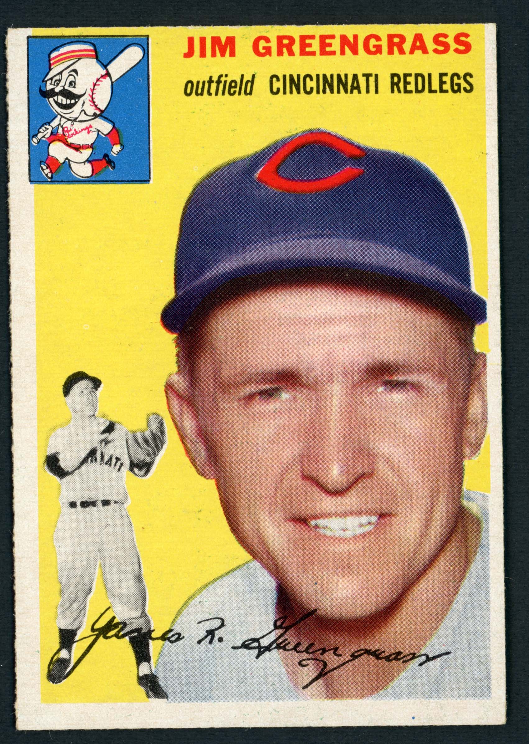 1954 Topps #22 Jim Greengrass