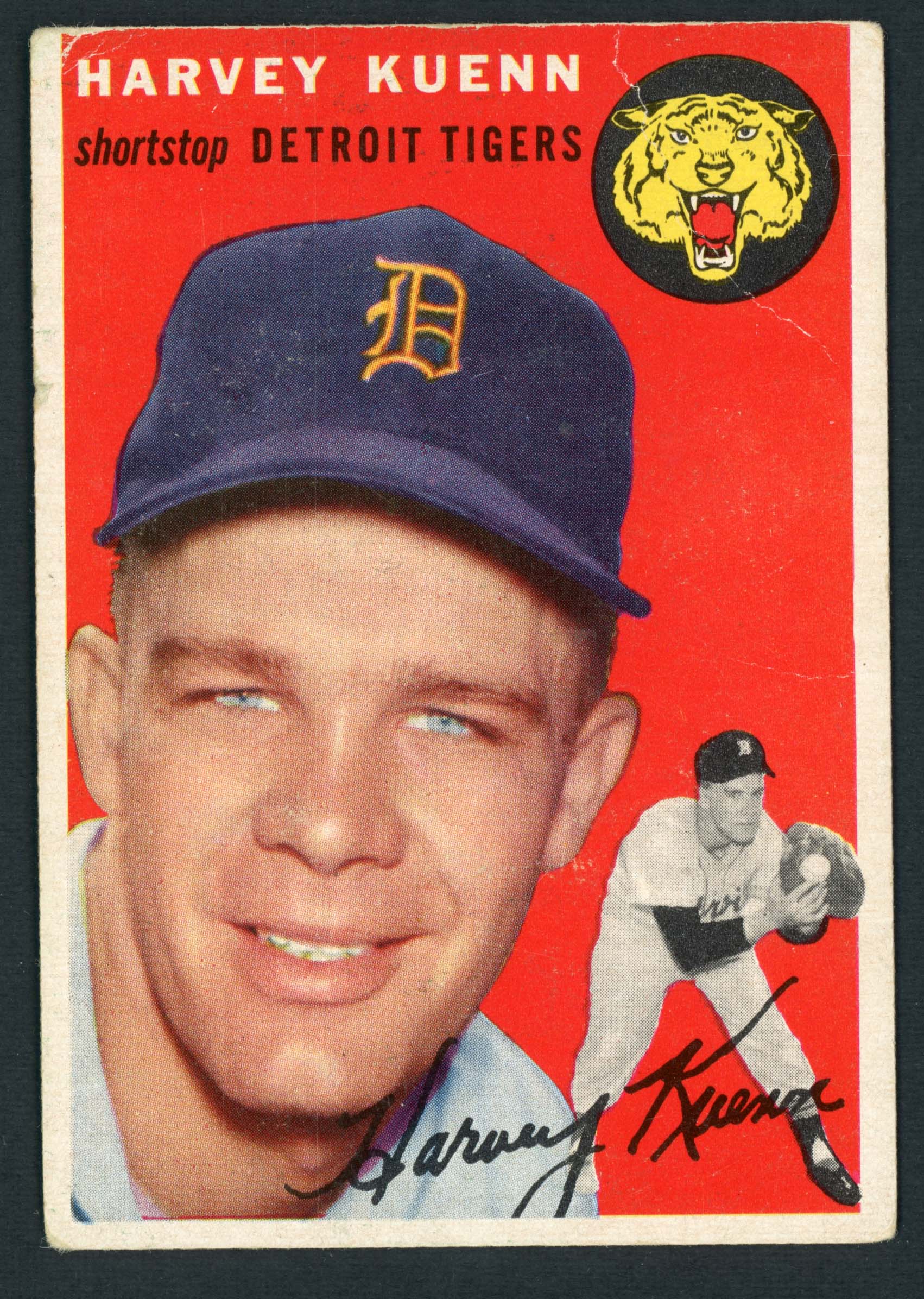 1954 Topps #25 Harvey Kuehn (Copy 2)