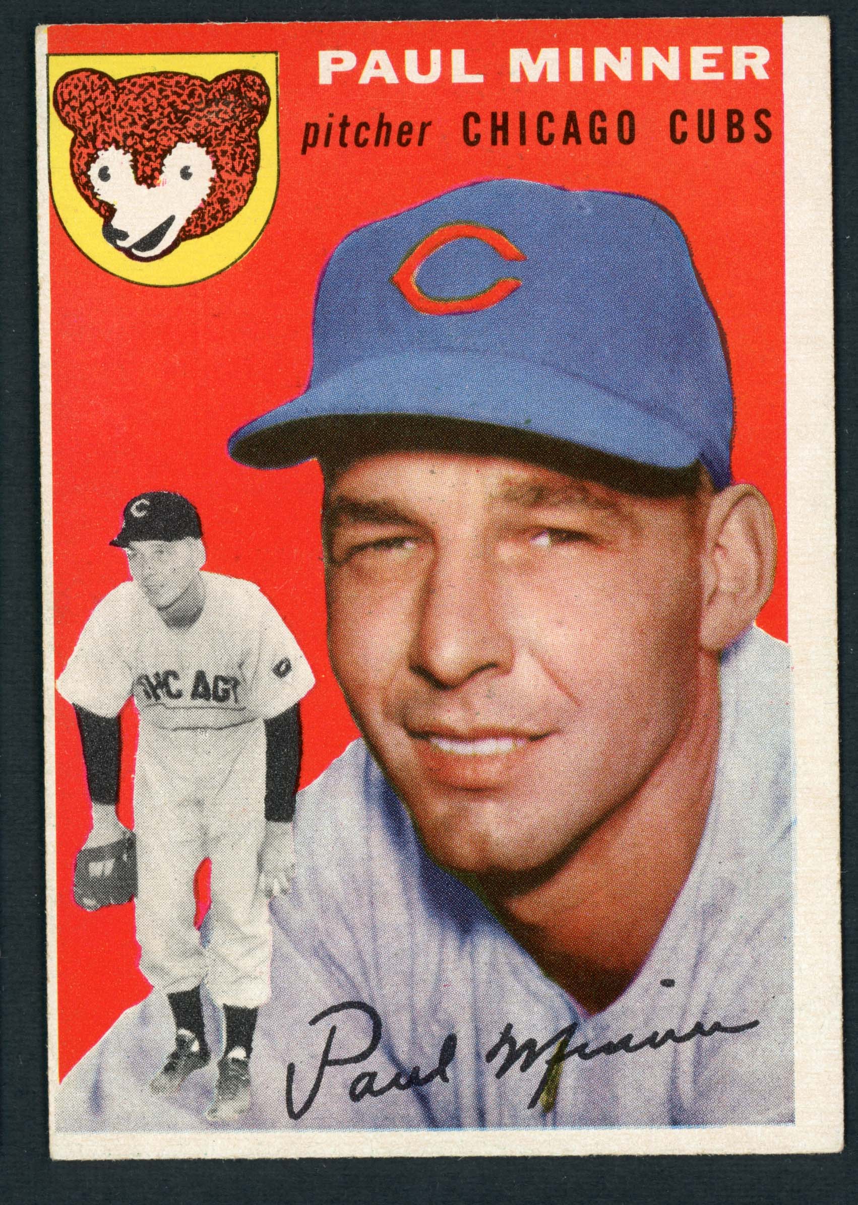 1954 Topps #28 Paul Miner