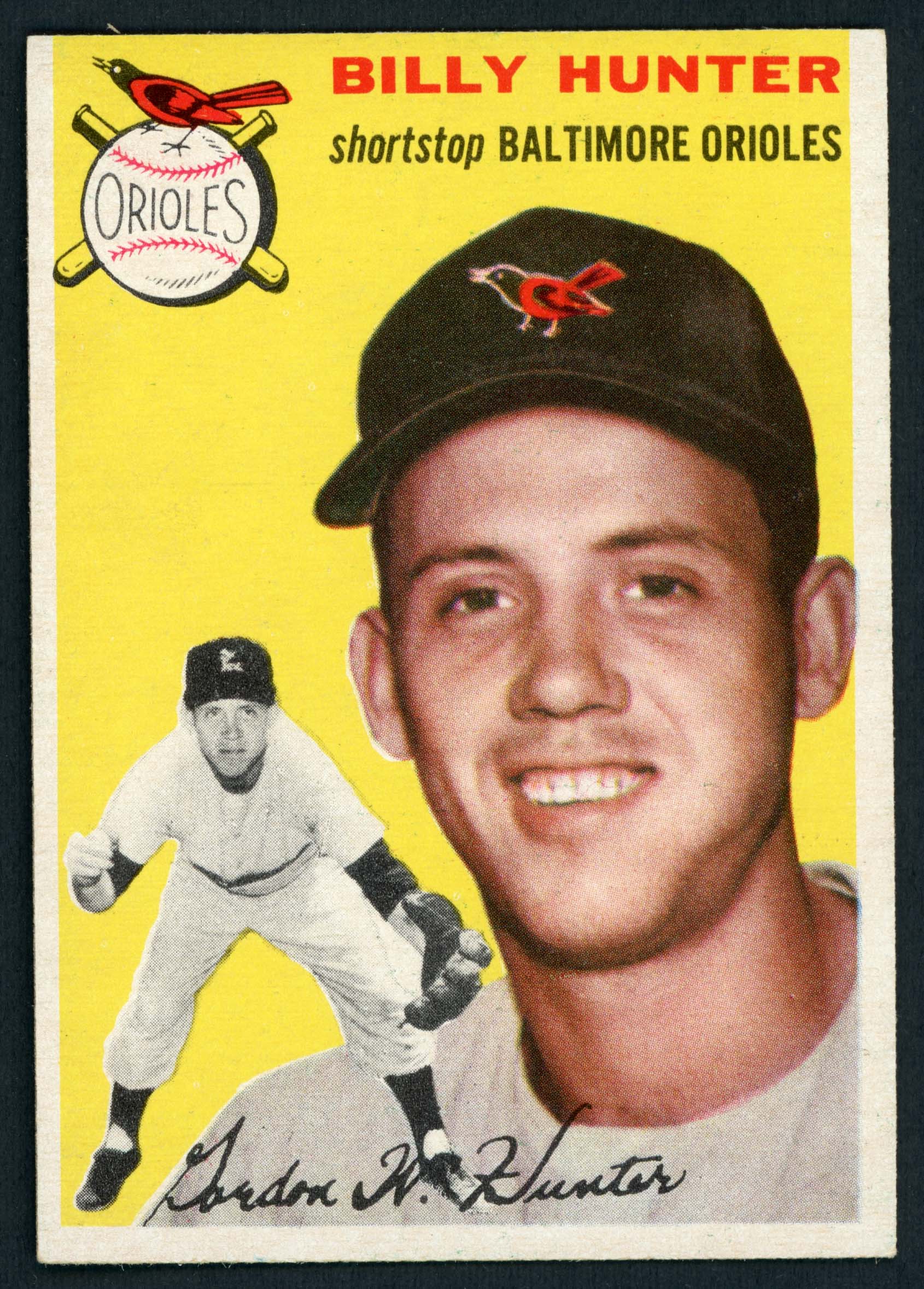 1954 Topps #48 Billy Hunter