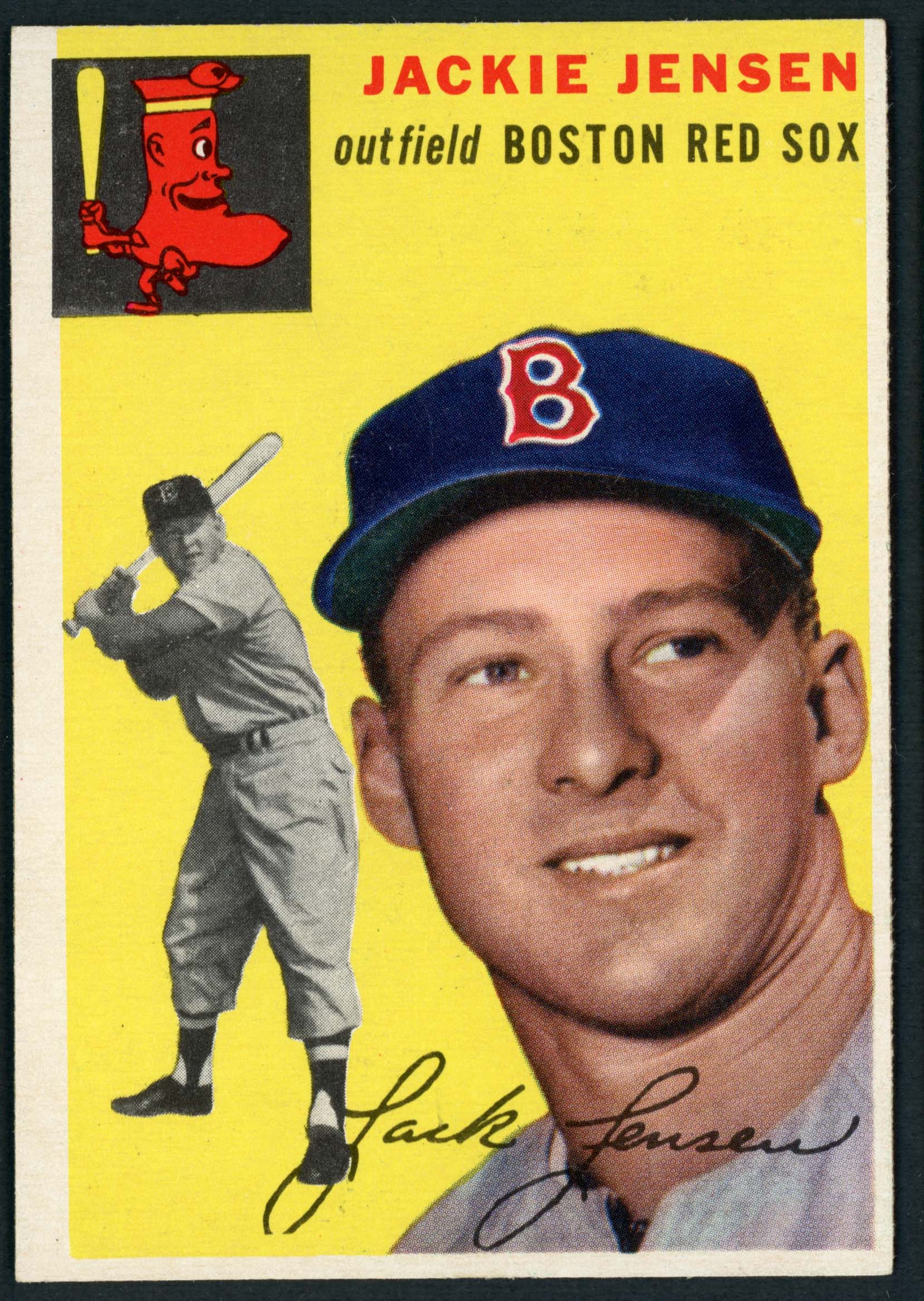 1954 Topps #80 Jackie Jensen