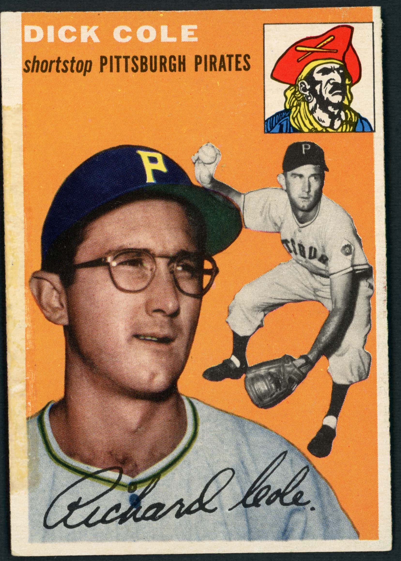 1954 Topps #84 Dick Cole
