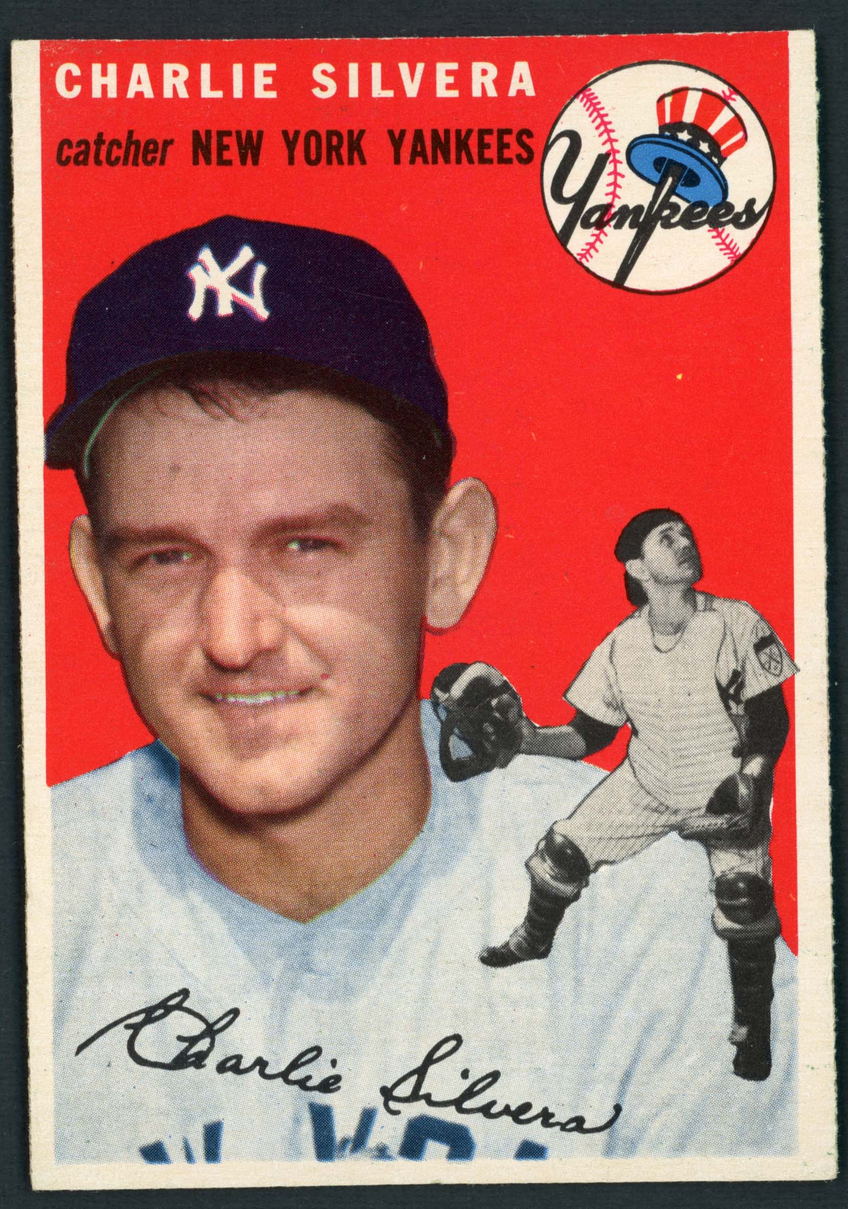 1954 Topps #96 Charlie Silvera