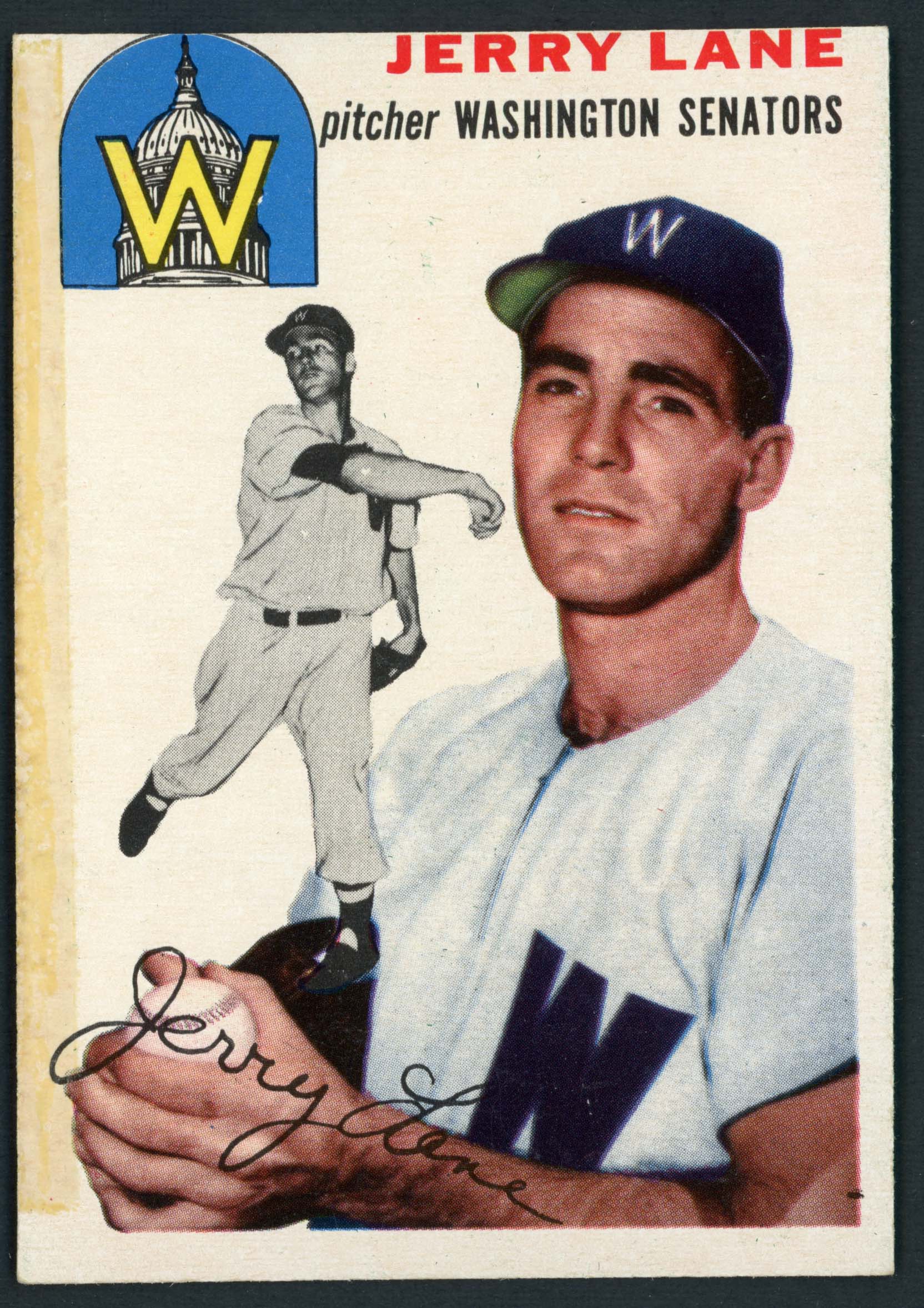 1954 Topps #97 Jerry Lane