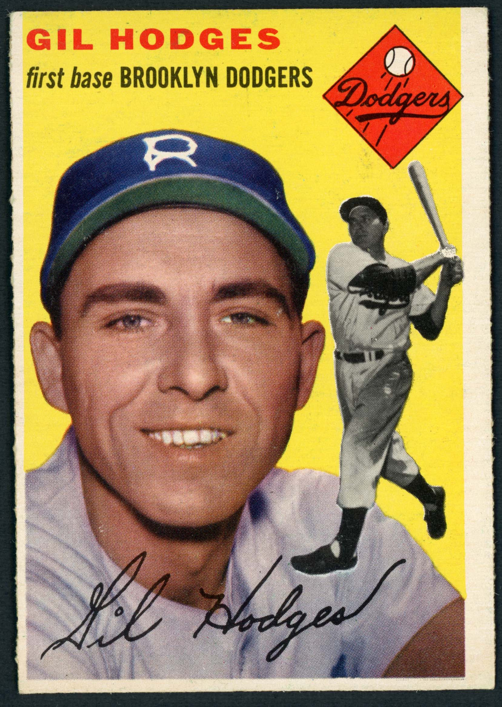 1954 Topps #102 Gil Hodges