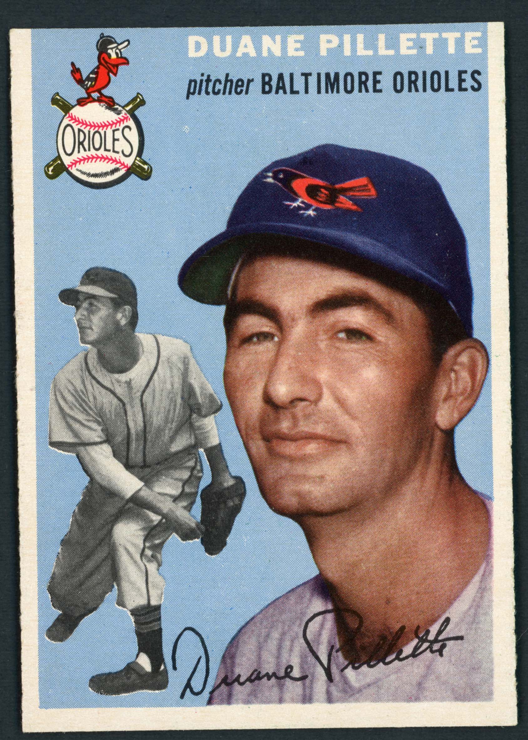 1954 Topps #107 Duane Pillette