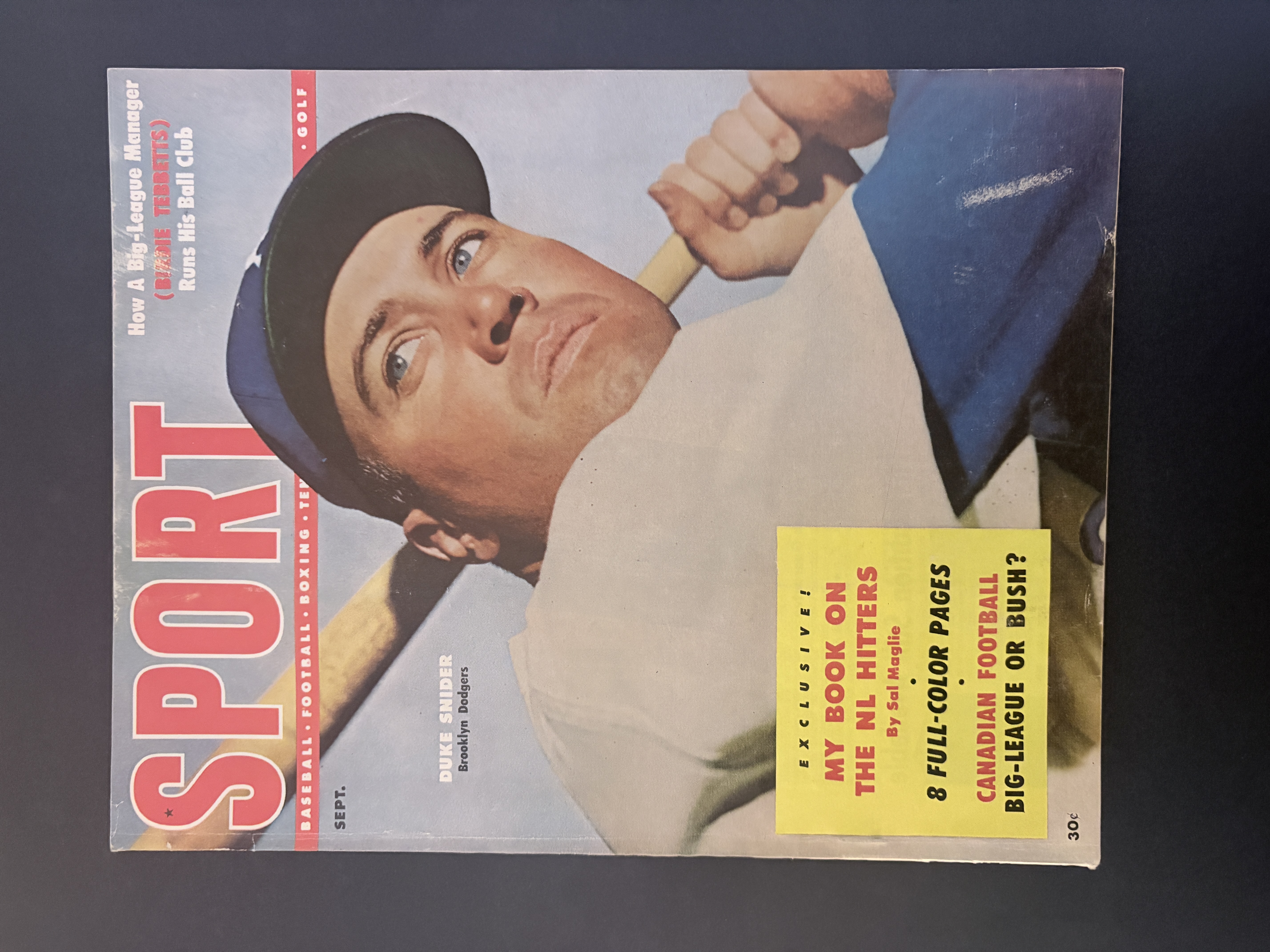 Sport Magazine — September 1954