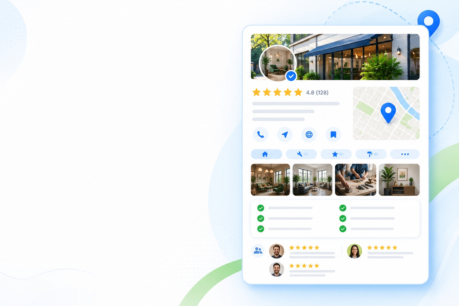 Créer une fiche vitrine pro pour son entreprise (sans site web)