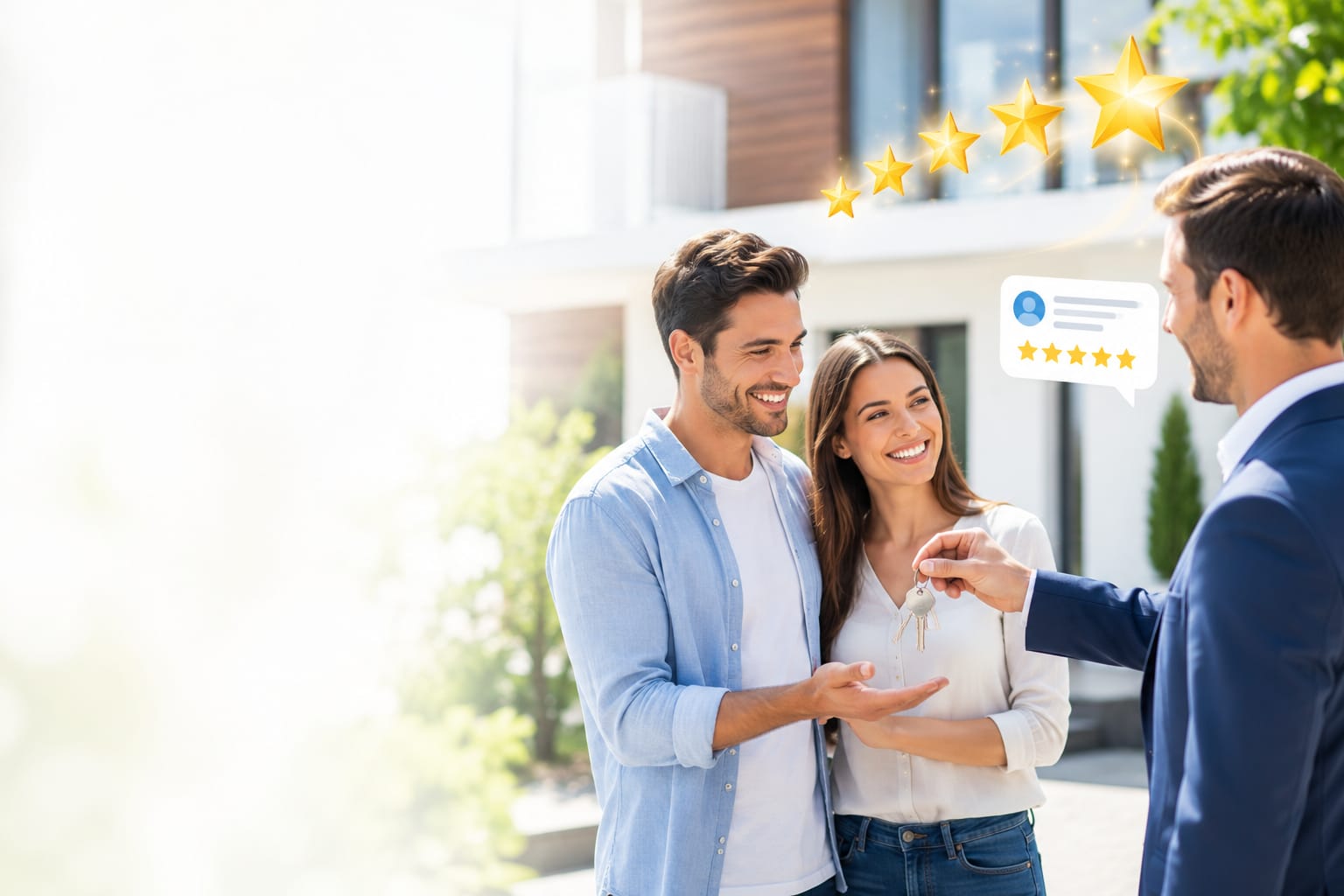 Exemple d'avis positif pour un agent immobilier