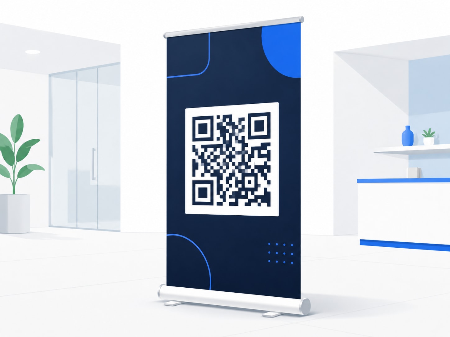 Affiche publicitaire avec QR Code avis Google personnalisé OpenAvis