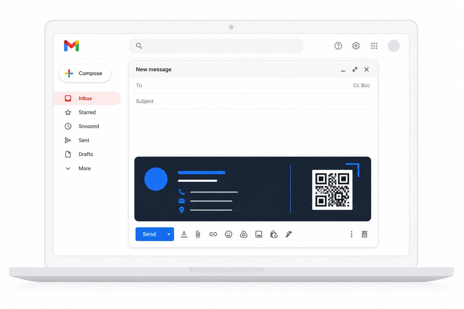 Signature email avec QR Code avis Google personnalisé OpenAvis