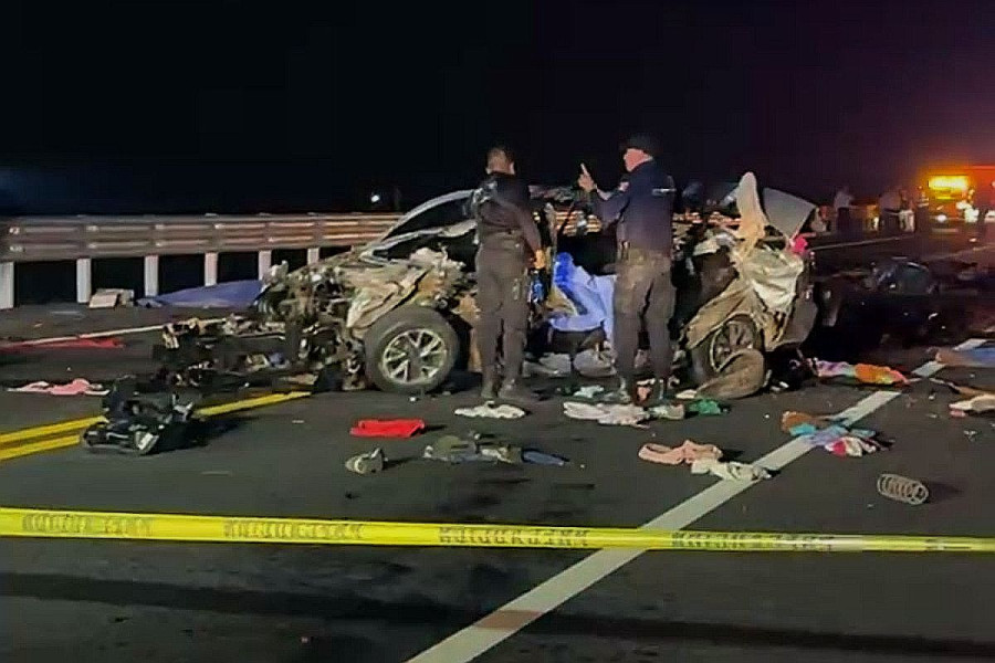 Accidente en la autopista Tepic–Compostela deja siete fallecidos