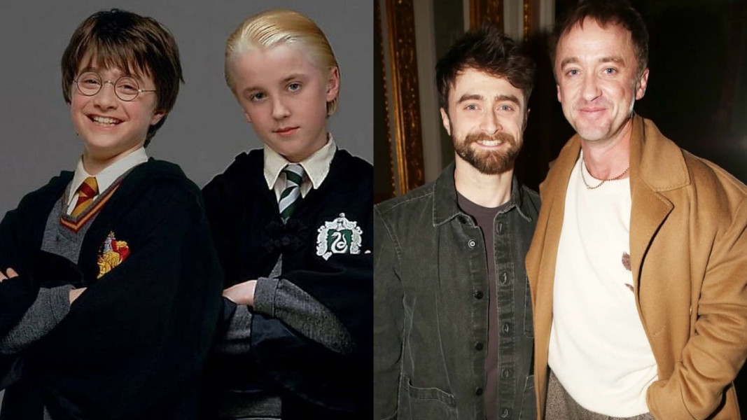 Daniel Radcliffe y Tom Felton se reencuentran tras 14 años