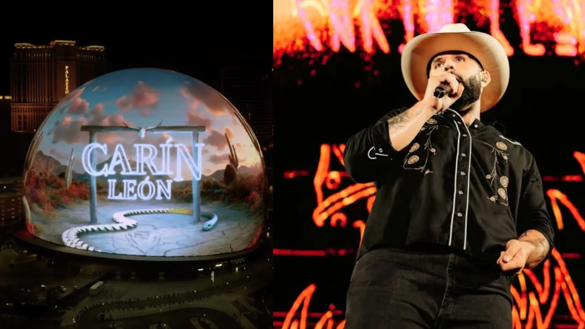 Carin León será el primer latino en dar concierto en el Sphere de Las Vegas