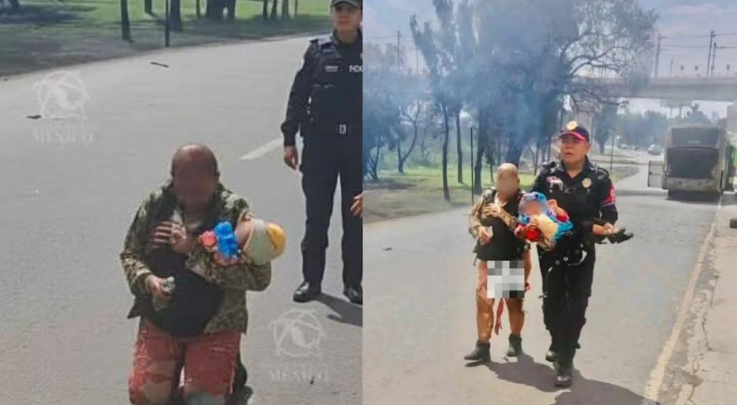 Abuela salva a su nieta tras explosión de pipa en Iztapalapa