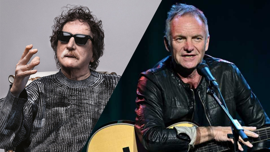¿Colaboración? Charly García y Sting lanzan misterioso anuncio