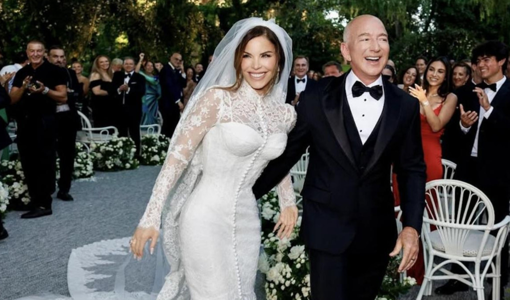 Así fue la boda entre Jeff Bezos y Lauren Sánchez este fin de semana en Italia