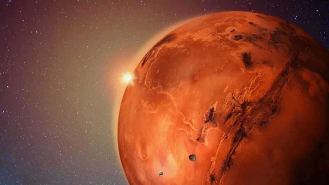 NASA capta primera aurora visible para el ojo humano en la superficie de Marte