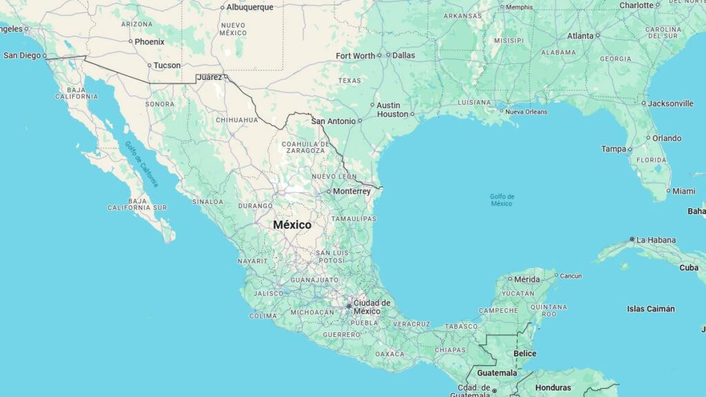 Google Maps actualiza nombre de ‘Golfo de México’ a ‘Golfo de América’