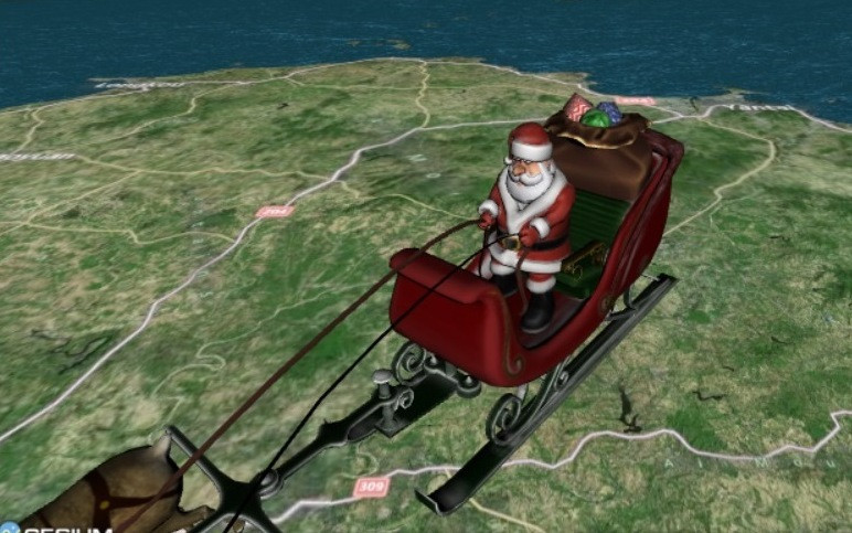 Santa Tracker: Sigue el recorrido de Santa Claus en tiempo real
