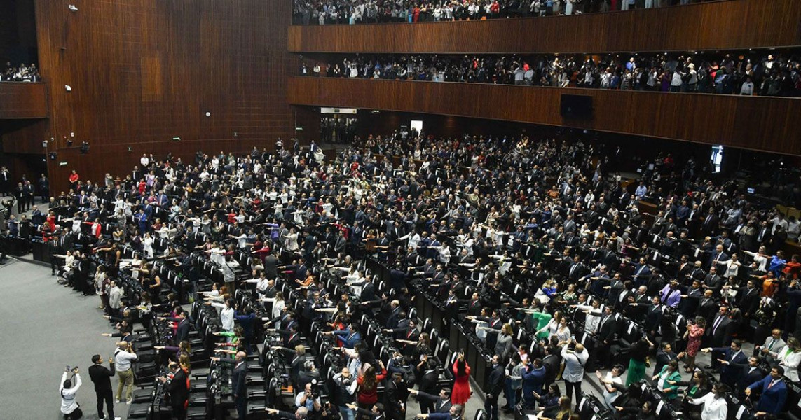 Arranca la LXVI Legislatura: Morena lidera con amplia mayoría en la Cámara de Diputados