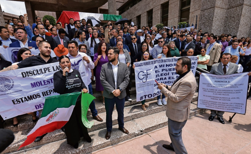 Magistrados y jueces se unen a paro nacional en protesta contra reforma ...