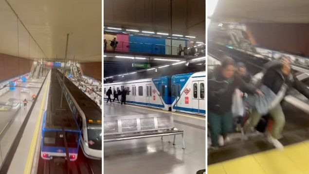 VIDEO: Desalojan estación de metro en Madrid tras explosión en un vagón