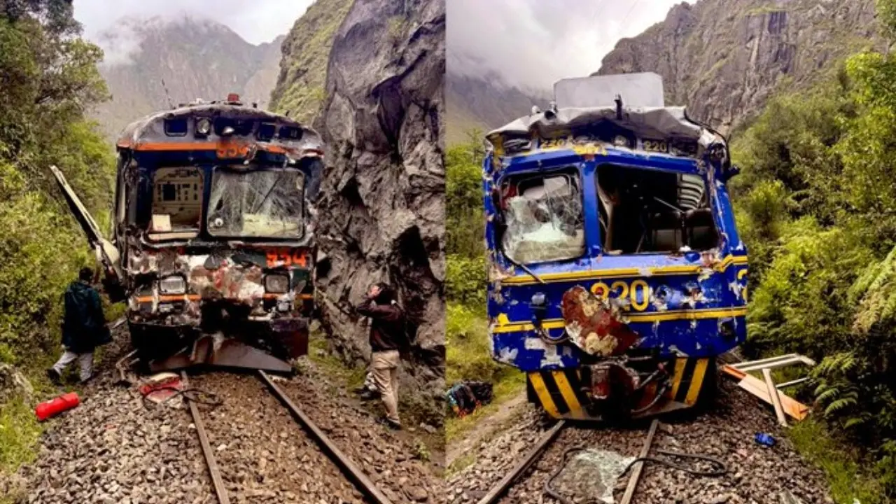 Choque de trenes rumbo a Machu Picchu deja un muerto y más de 100 heridos en Perú